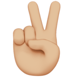 Emoji Peace Zeichen